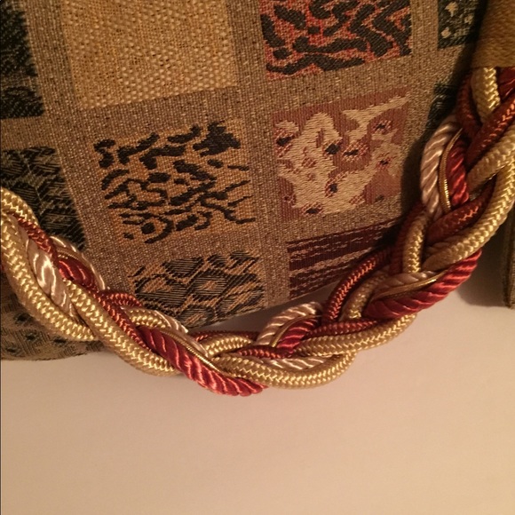 Handmade Tote From Repurposed Textiles - Picture 6 of 6